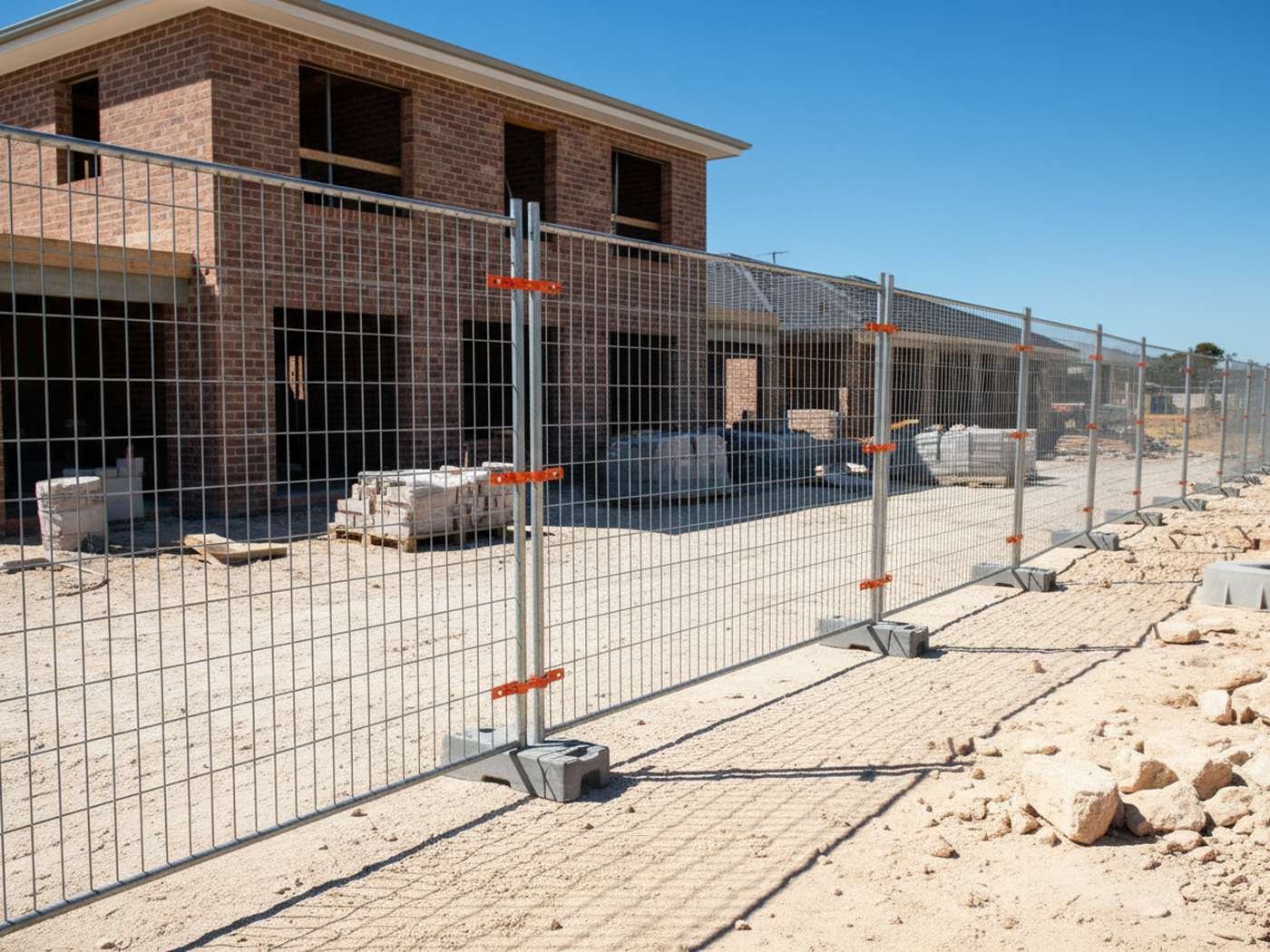 Temporary site fencing